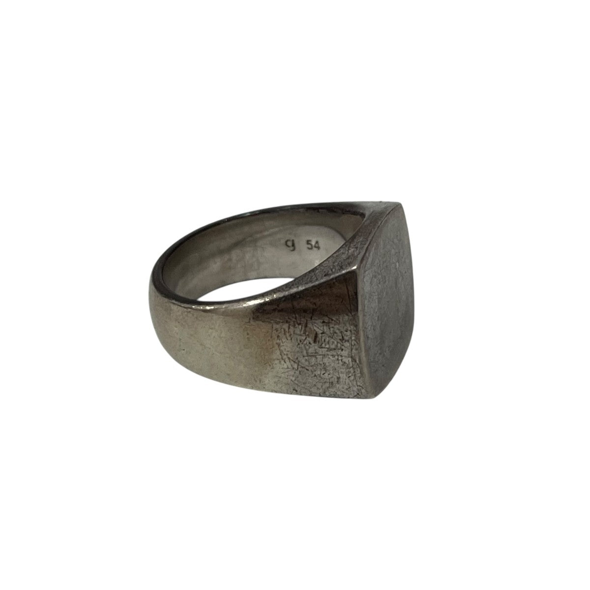Cushion cut ringシルバーリング