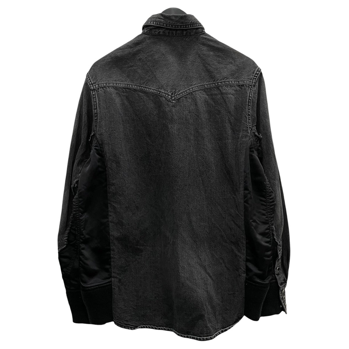 sacai(サカイ) ドッキングデニムシャツ21-02510M 21-02510M ブラック