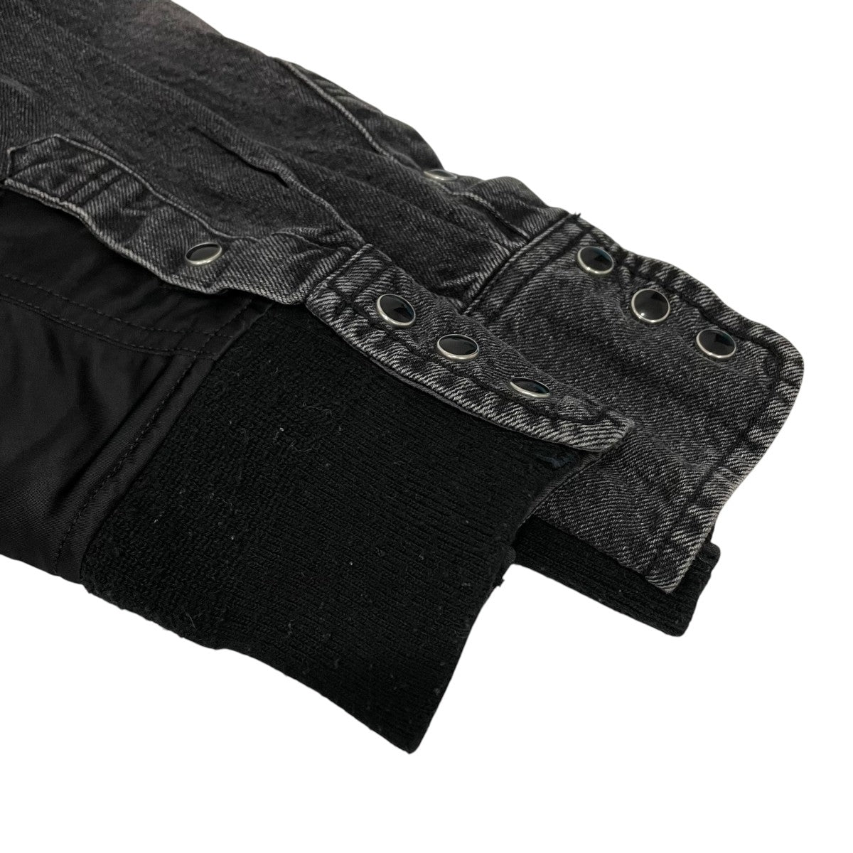 sacai(サカイ) ドッキングデニムシャツ21-02510M 21-02510M ブラック