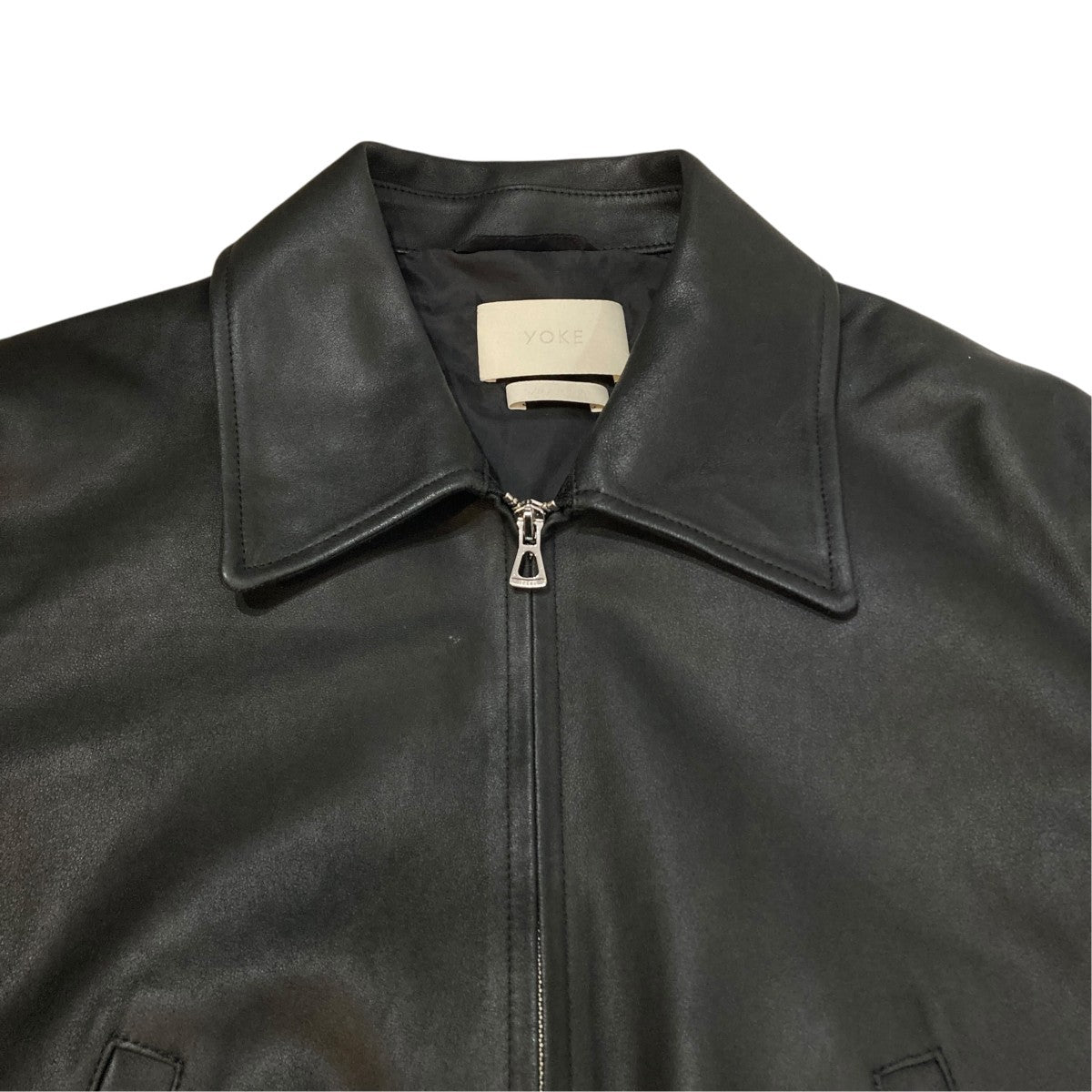 Leather Zip BlousonレザーブルゾンYK25SS0903B