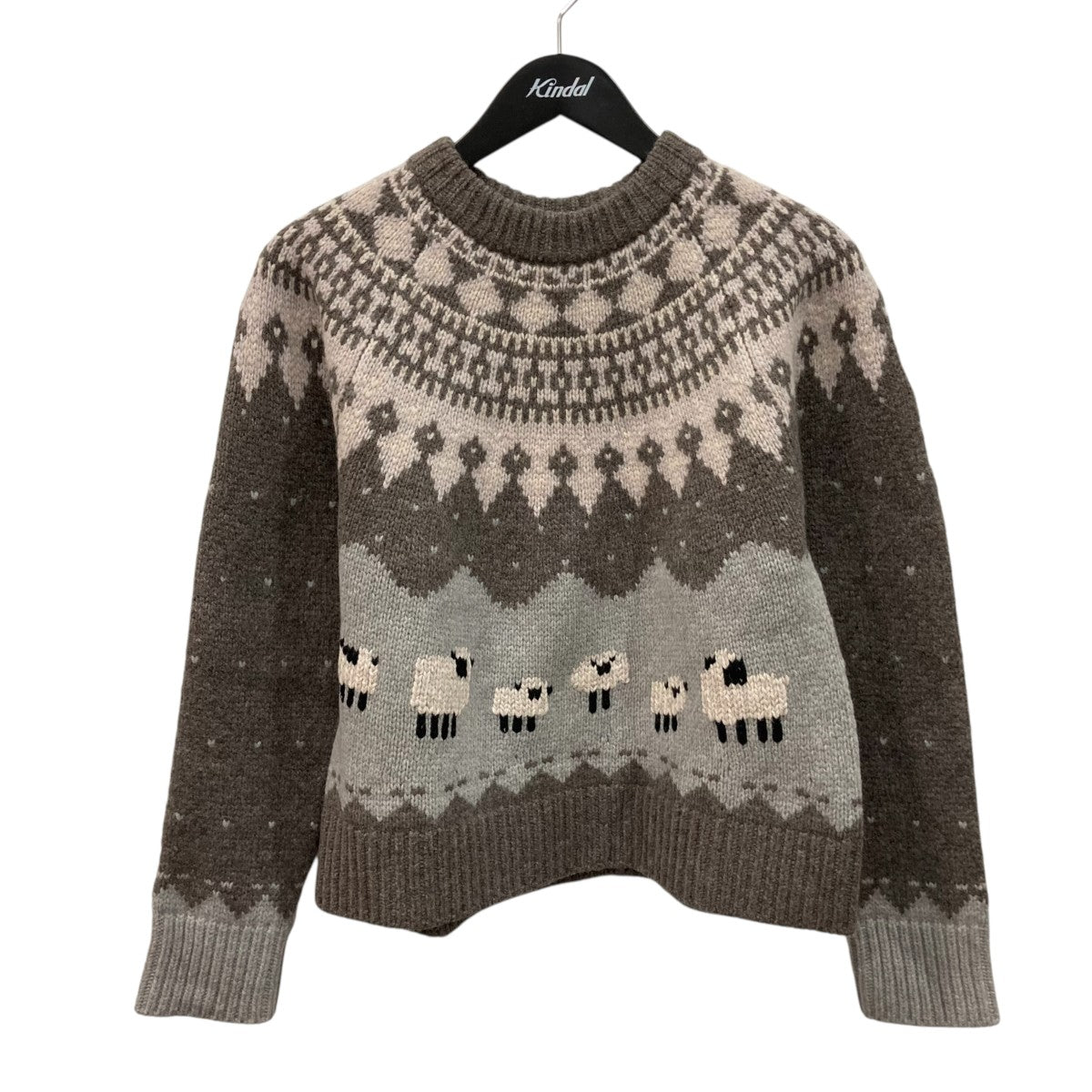 クルーネックニットAW23-001