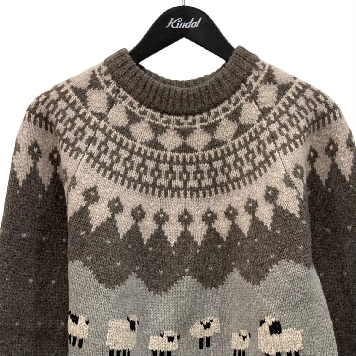 クルーネックニットAW23-001