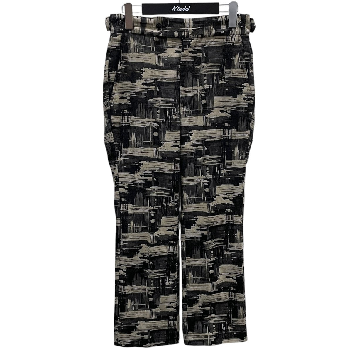 サイドタブトラウザーズ コットン ポリエステル ブラッシュ ストローク ジャガード Side Tab Trouser - C／P Brush Stroke Jacquard JO068