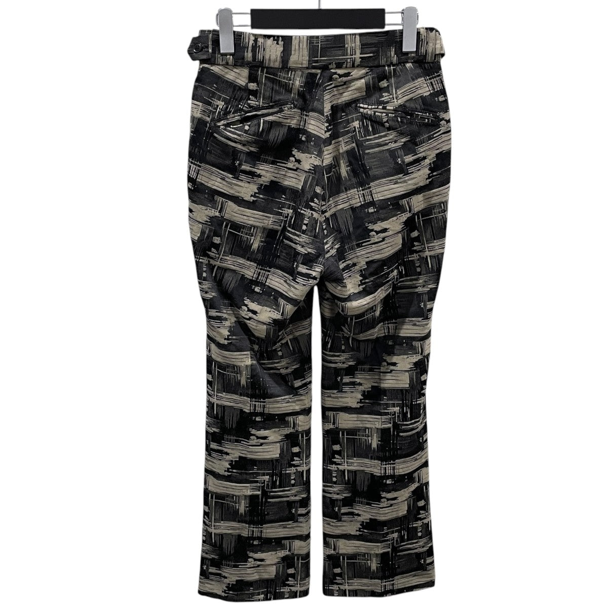 サイドタブトラウザーズ コットン ポリエステル ブラッシュ ストローク ジャガード Side Tab Trouser - C／P Brush Stroke Jacquard JO068
