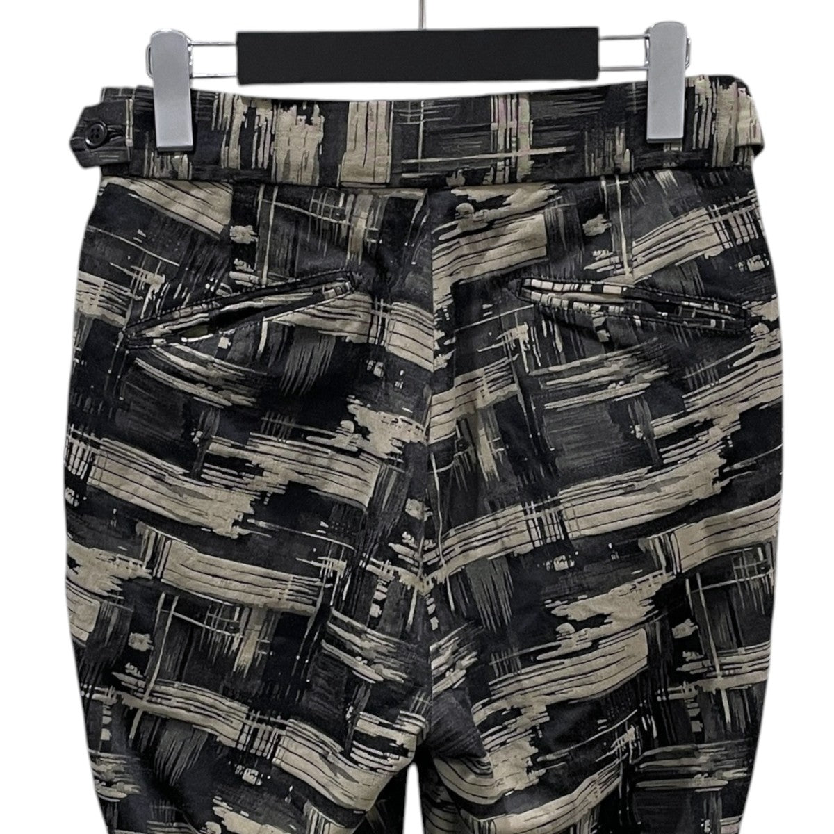 サイドタブトラウザーズ コットン ポリエステル ブラッシュ ストローク ジャガード Side Tab Trouser - C／P Brush Stroke Jacquard JO068