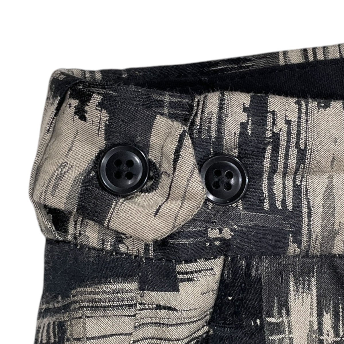 サイドタブトラウザーズ コットン ポリエステル ブラッシュ ストローク ジャガード Side Tab Trouser - C／P Brush Stroke Jacquard JO068