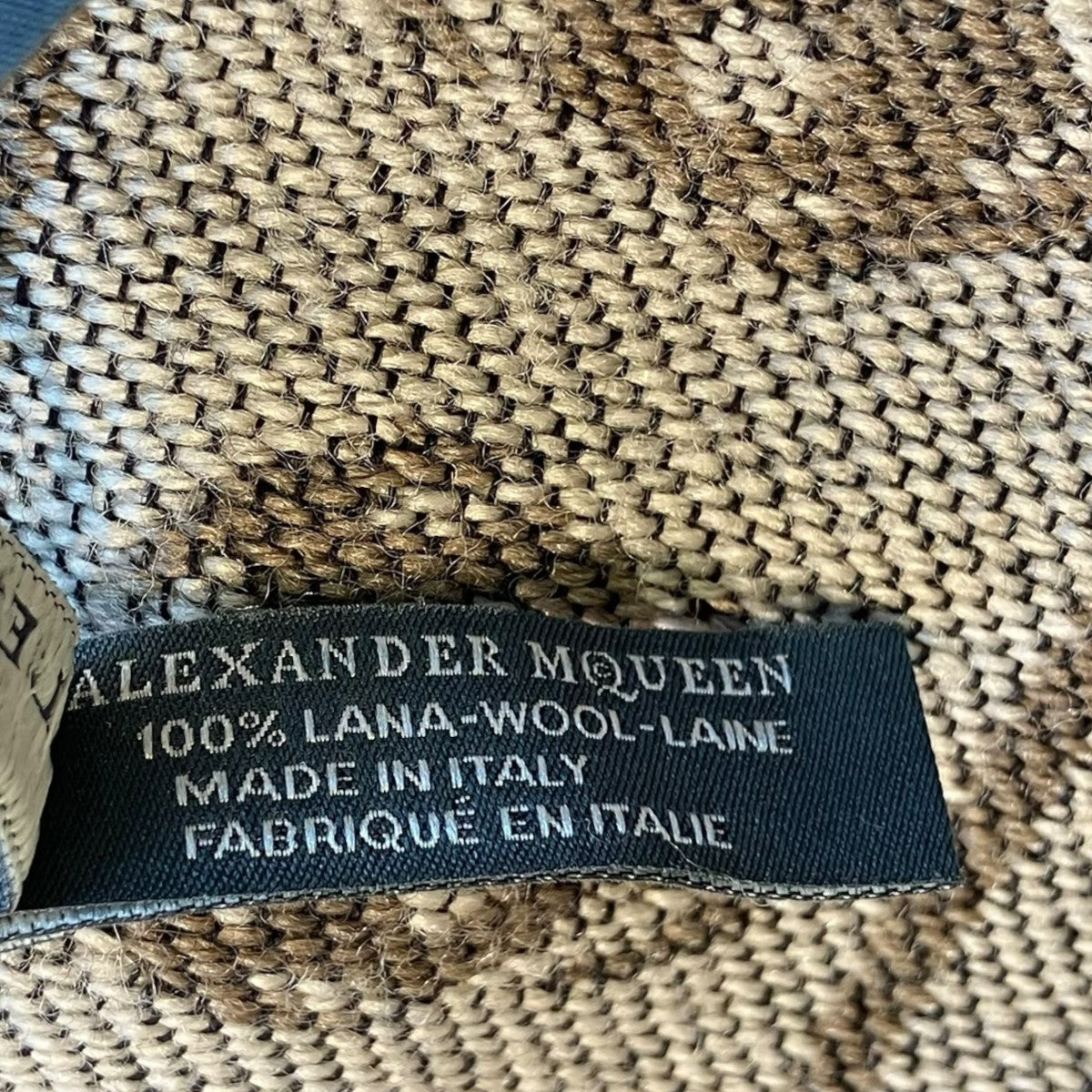 ALEXANDER McQUEEN スカルマフラー ストール 古着・中古-5枚目のアイテム画像