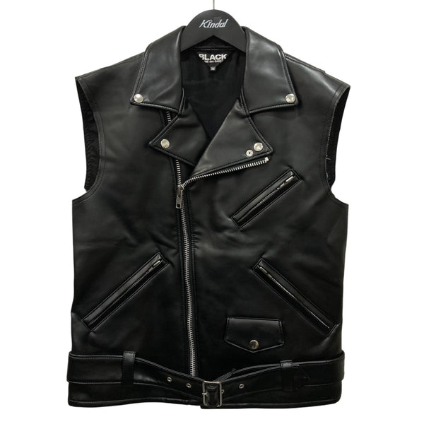 コムデギャルソンBLACK ベスト BLACK COMME des GARCONS(ブラックコムデギャルソン) ライダースベスト