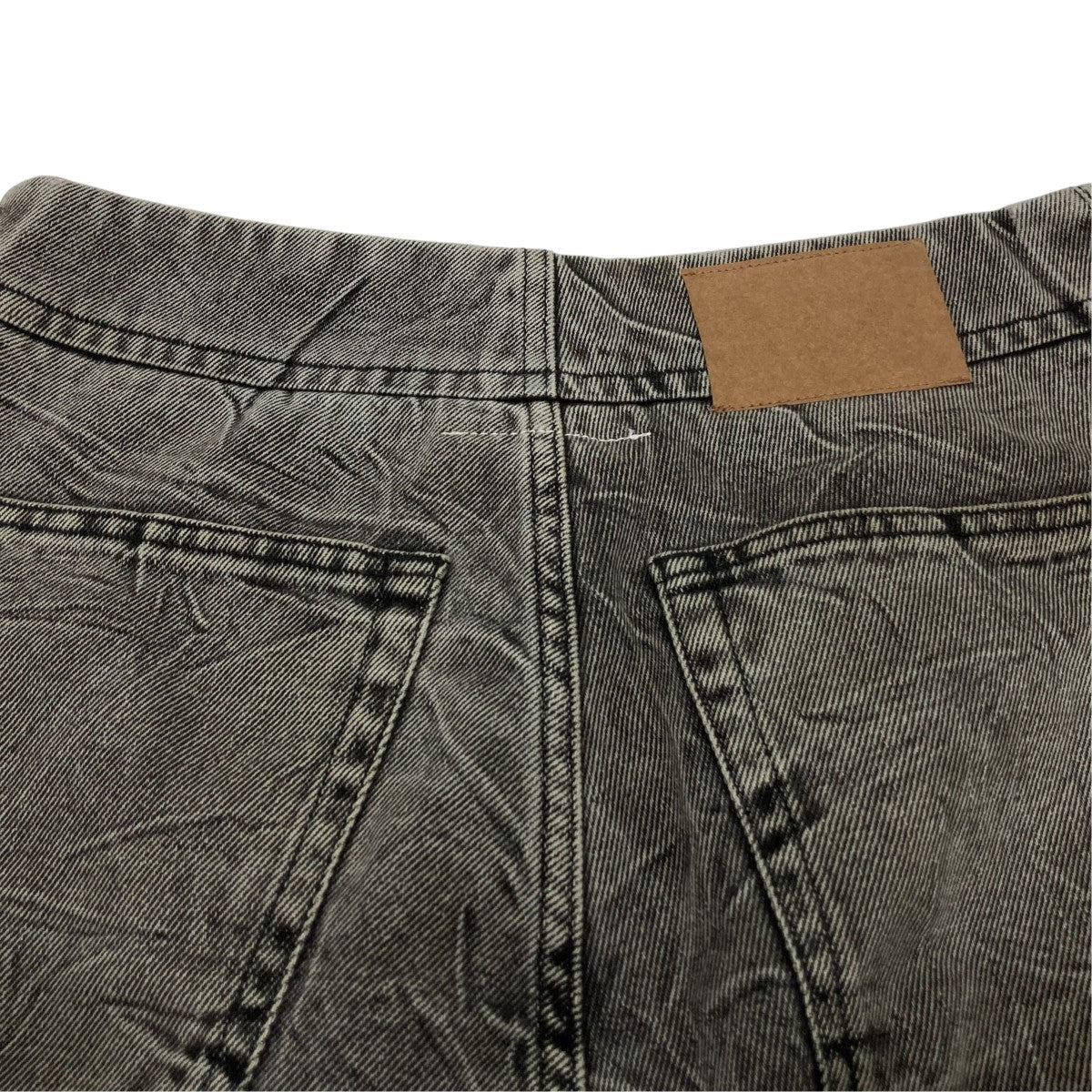 MM6 Maison Margiela ボタンフライブラックデニムパンツS52LA0237 古着・中古-4枚目のアイテム画像