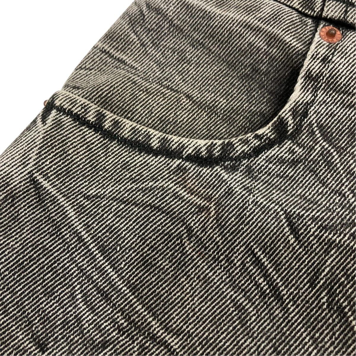 MM6 Maison Margiela ボタンフライブラックデニムパンツS52LA0237 古着・中古-7枚目のアイテム画像