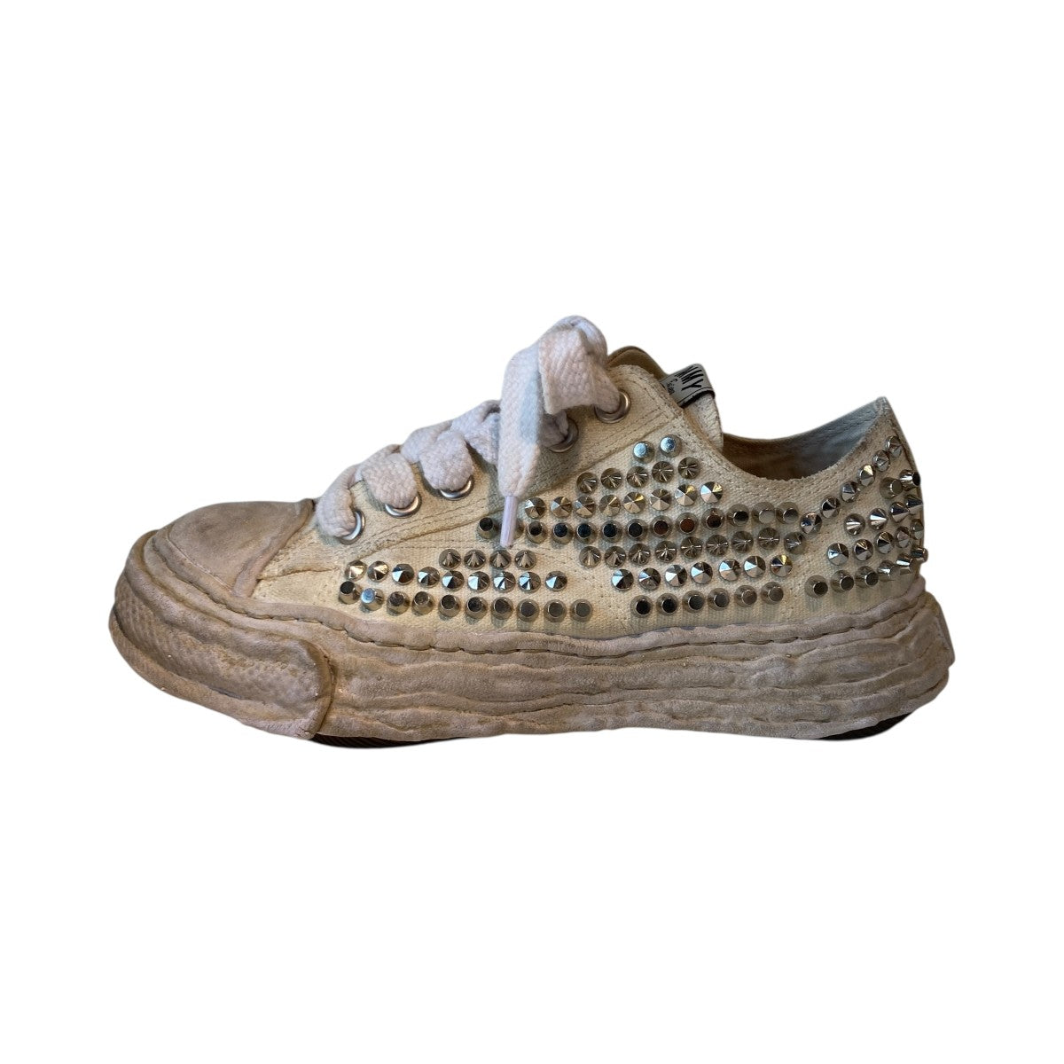 PETERSON23 OG Sole Studded Canvas Low-top SneakerローカットスニーカーA16FW736