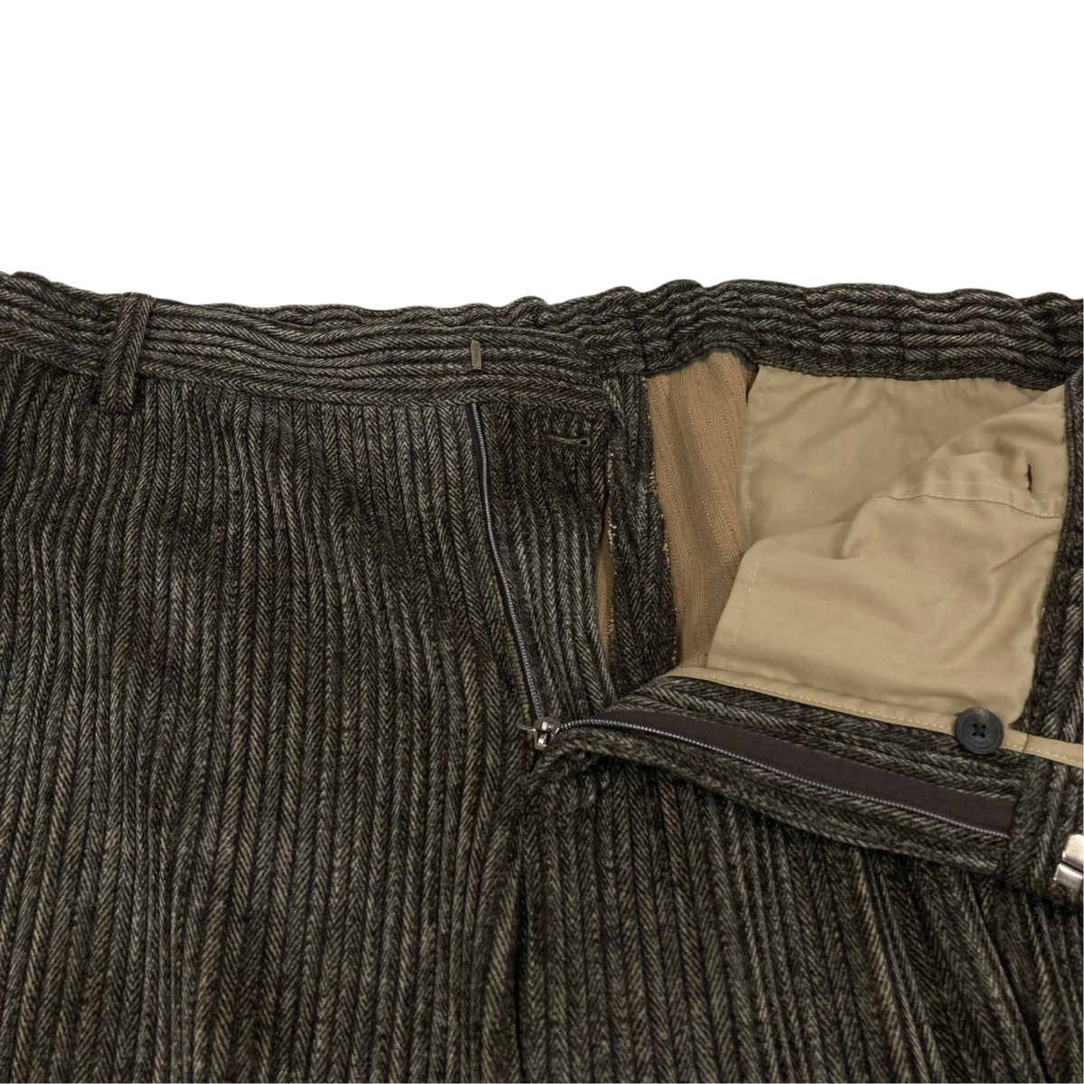 EMPORIO ARMANI 3Dワッフル風ウールジャージーパンツEM001761 古着・中古-3枚目のアイテム画像