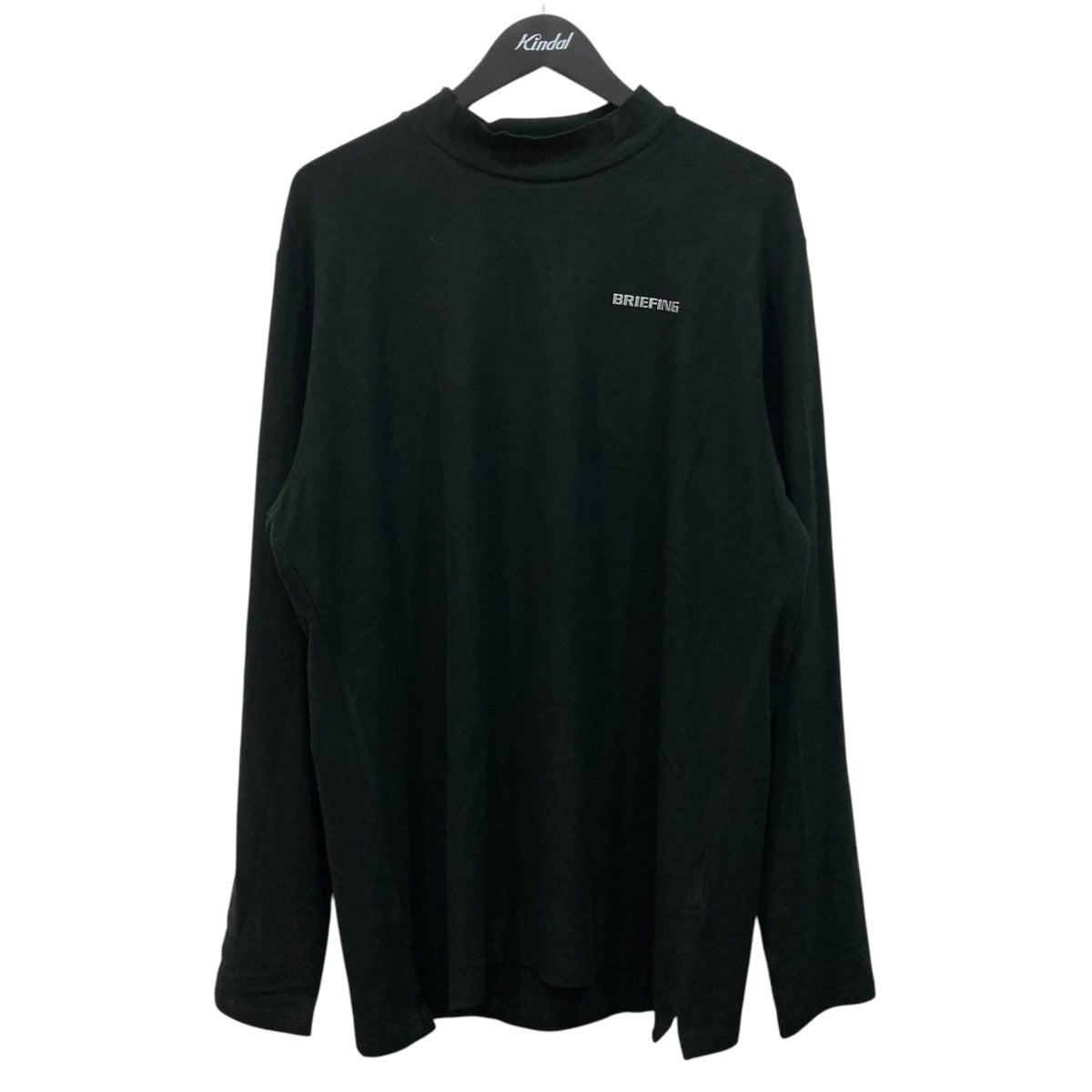 MS STRETCH SUEDE ロングスリーブハイネックロングカットソーBRG253M34