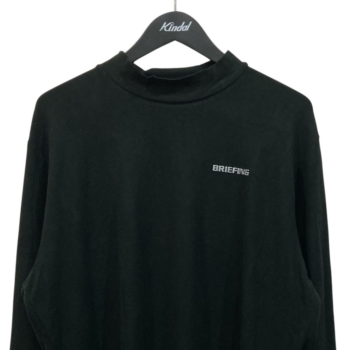MS STRETCH SUEDE ロングスリーブハイネックロングカットソーBRG253M34