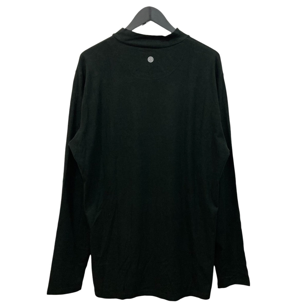 MS STRETCH SUEDE ロングスリーブハイネックロングカットソーBRG253M34