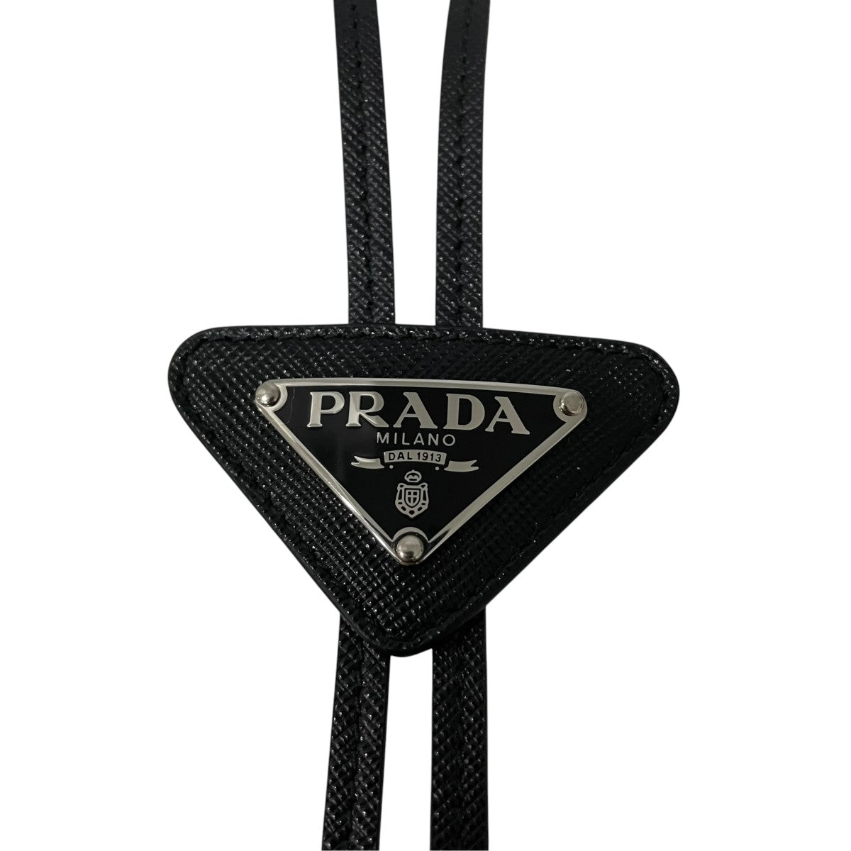 PRADA サフィアーノレザー ボロタイループタイ2IC027 古着・中古-3枚目のアイテム画像