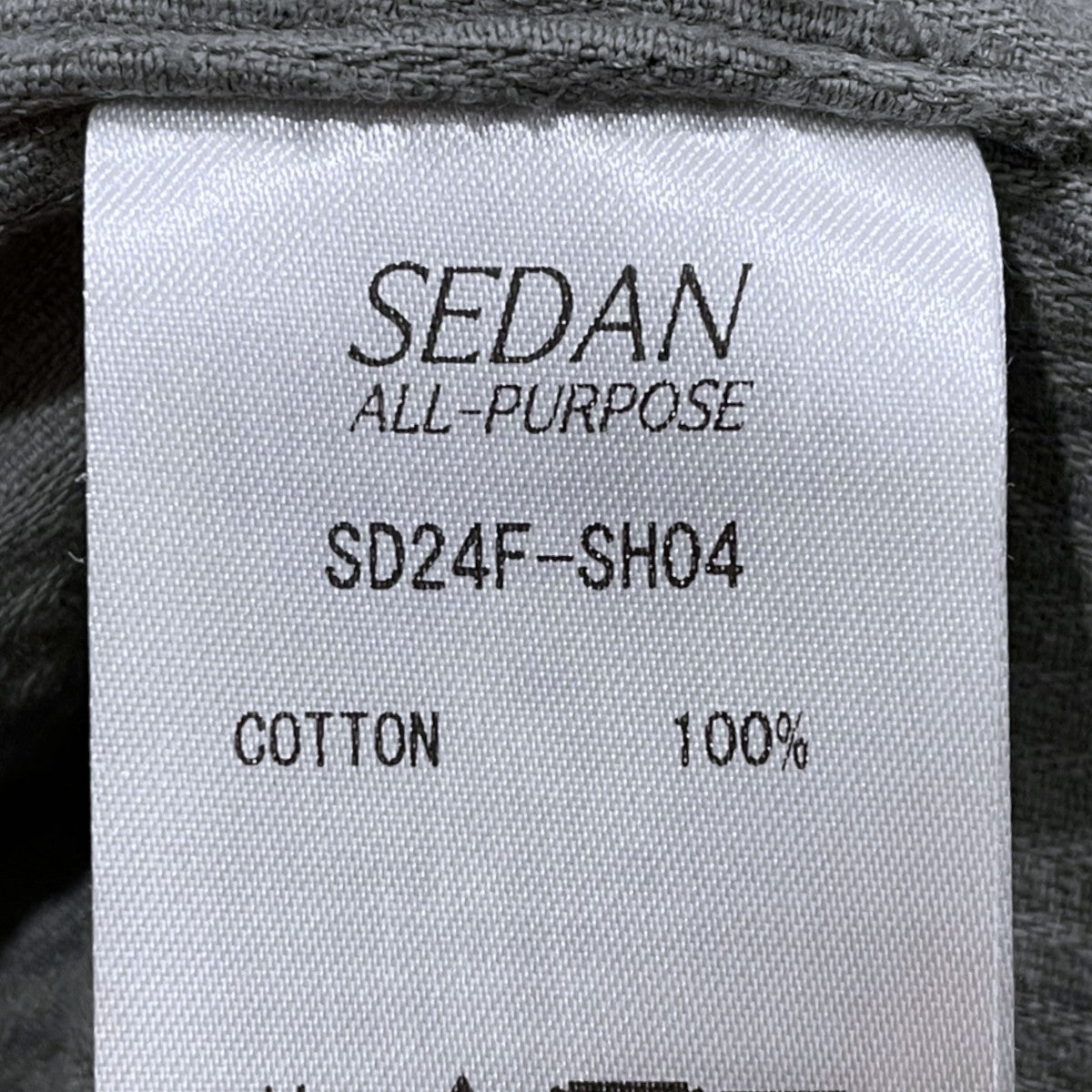 SEDAN ALL-PURPOSE 24AW コーデュロイフルジップワークシャツ Corduroy Full Zip Work Shirt SD24F-SH04 古着・中古-9枚目のアイテム画像