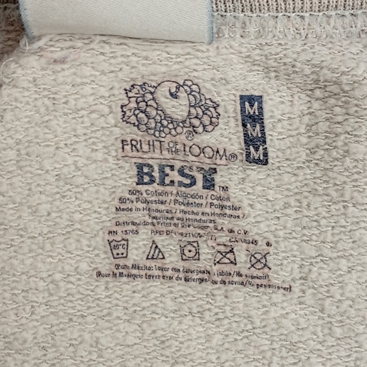FRUIT OF THE LOOM 90sスウェット 古着・中古-7枚目のアイテム画像