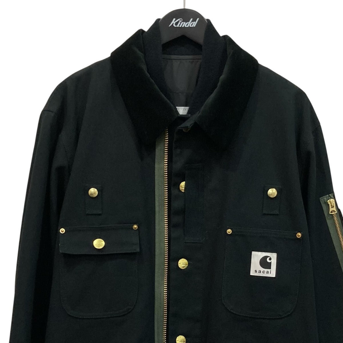 sacai×CarHartt MA-1ジャケット23-03110M 古着・中古-2枚目のアイテム画像