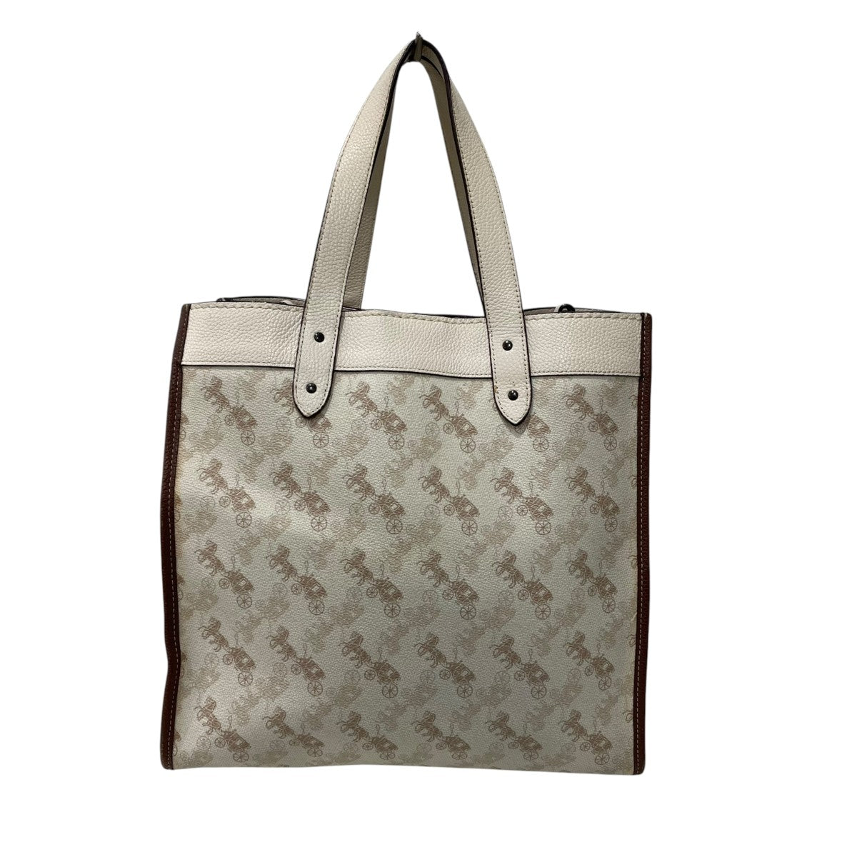 COACH ホース＆キャリッジ プリントハンドバッグ 古着・中古-3枚目のアイテム画像