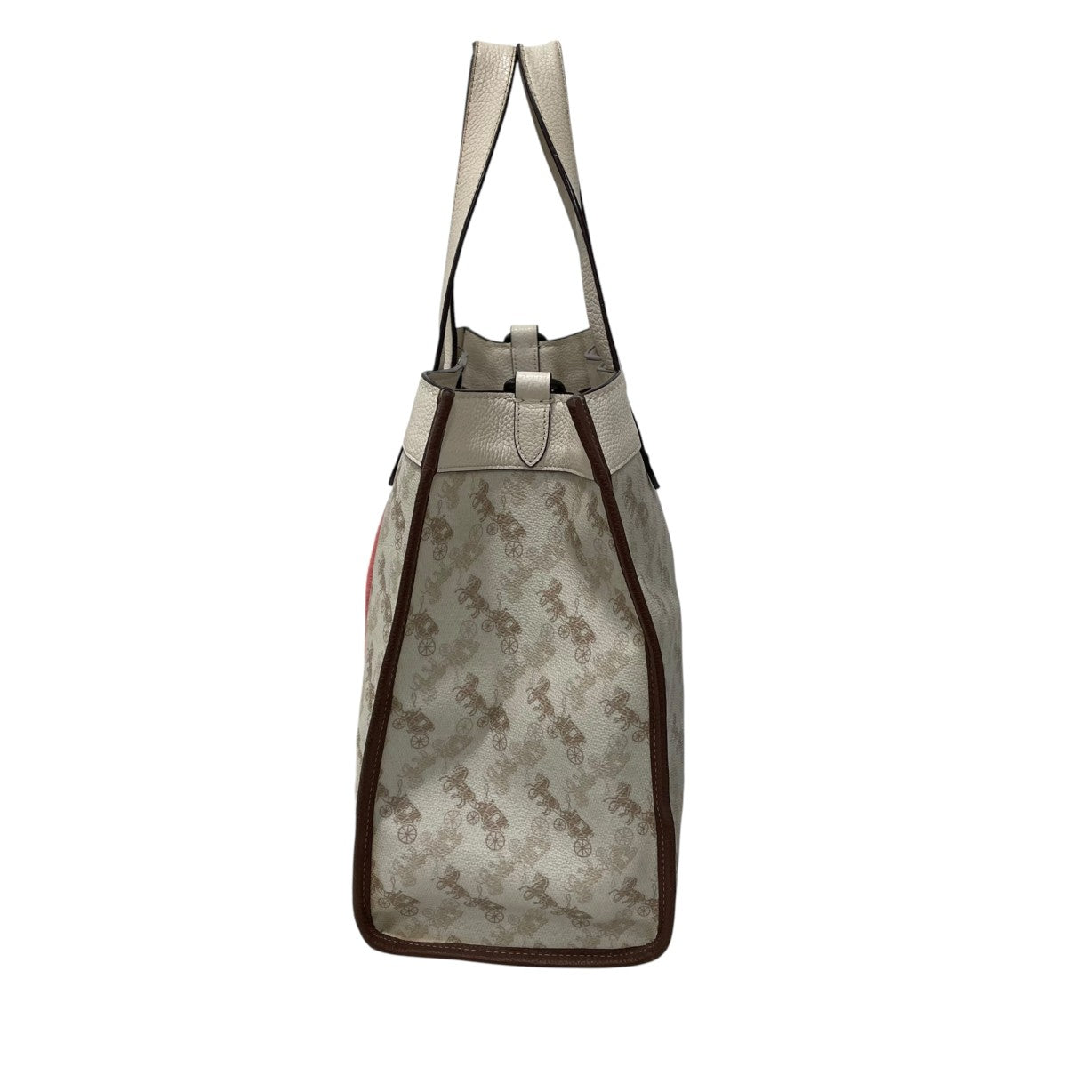 COACH ホース＆キャリッジ プリントハンドバッグ 古着・中古-4枚目のアイテム画像