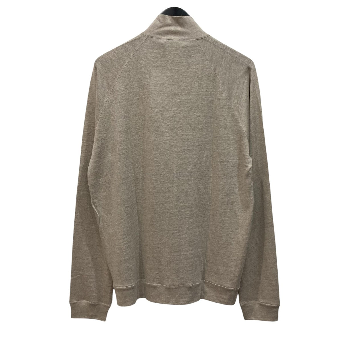 Linen Jersey Stand Collar Zip UpフルジップニットジャケットCLK-50010