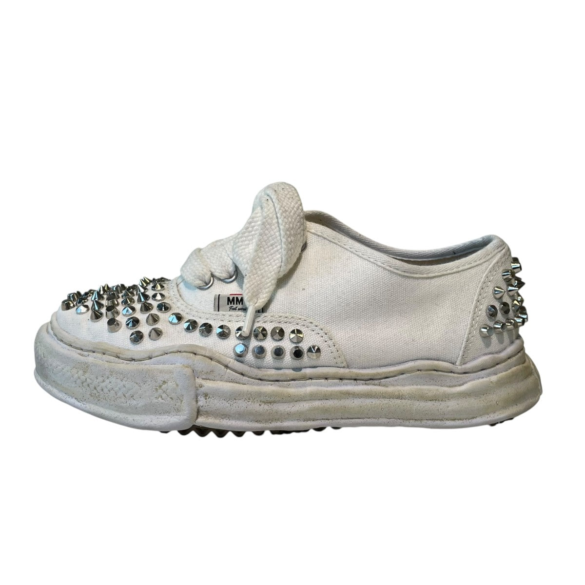 BAKER OG Sole Studded Canvas Low-top SneakerスニーカーA16FW738