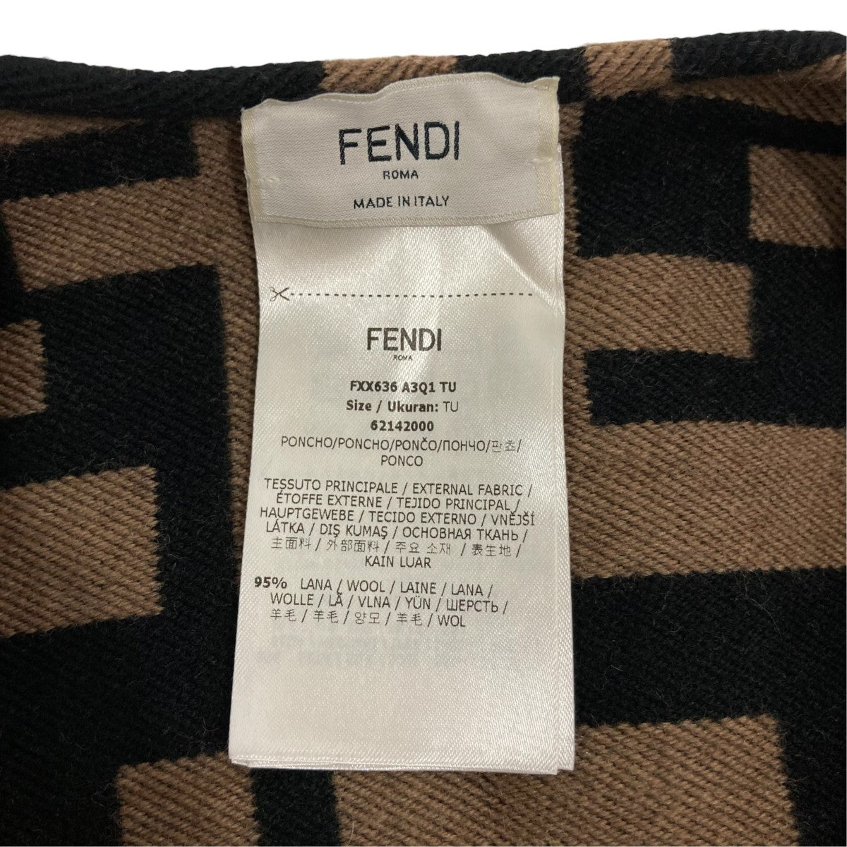 FENDI ケープFXX636 古着・中古-6枚目のアイテム画像