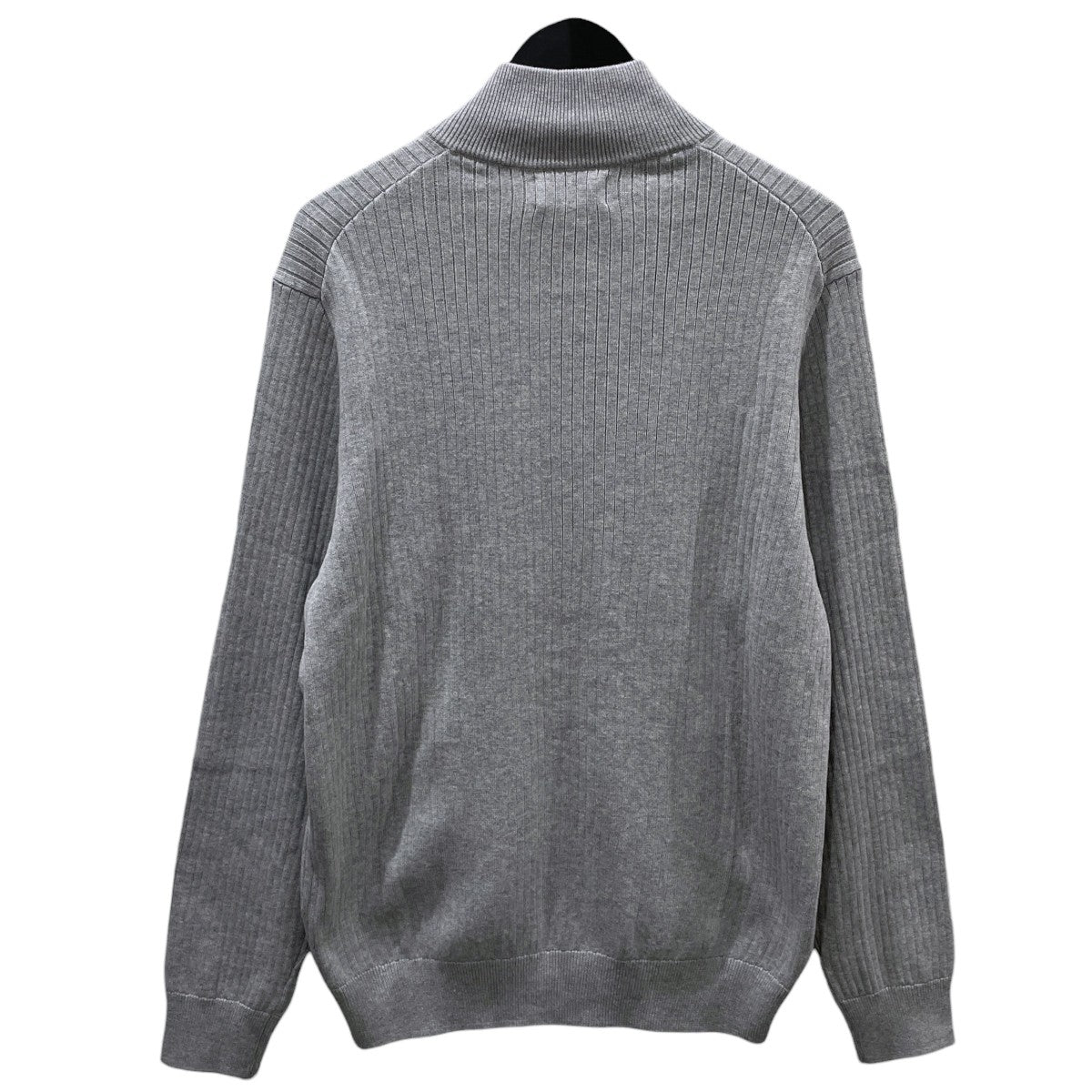 POLO RALPH LAUREN ジップアップニットカーディガン Rib-Knit Cotton Full-Zip Sweater リブニット コットン フルジップセーター MNPOSWE16822757 古着・中古-2枚目のアイテム画像