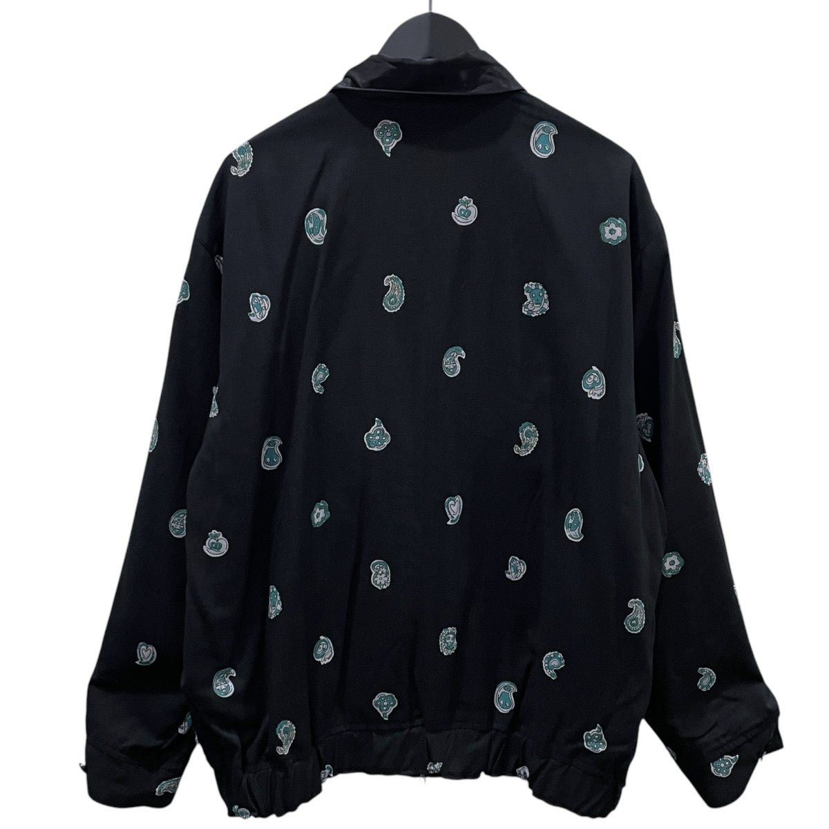 BRU NA BOINNE リバーシブルジップアップサテンジャケット CHICKEN HEART JUMPER チキンハートジャンパー 5548 古着・中古-4枚目のアイテム画像