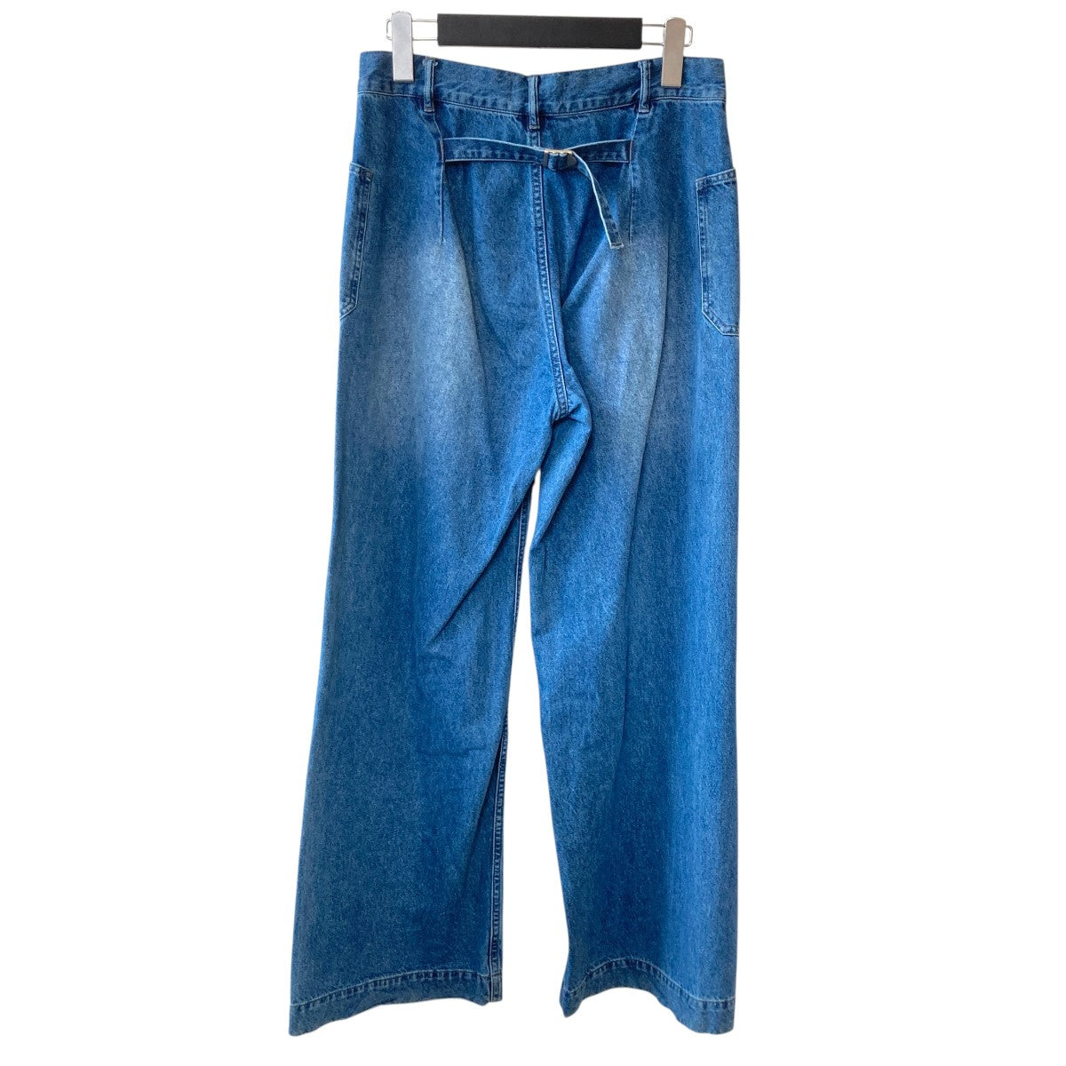 CLOTH ACROSS 別注 BACK BELTデニムパンツ 古着・中古-2枚目のアイテム画像