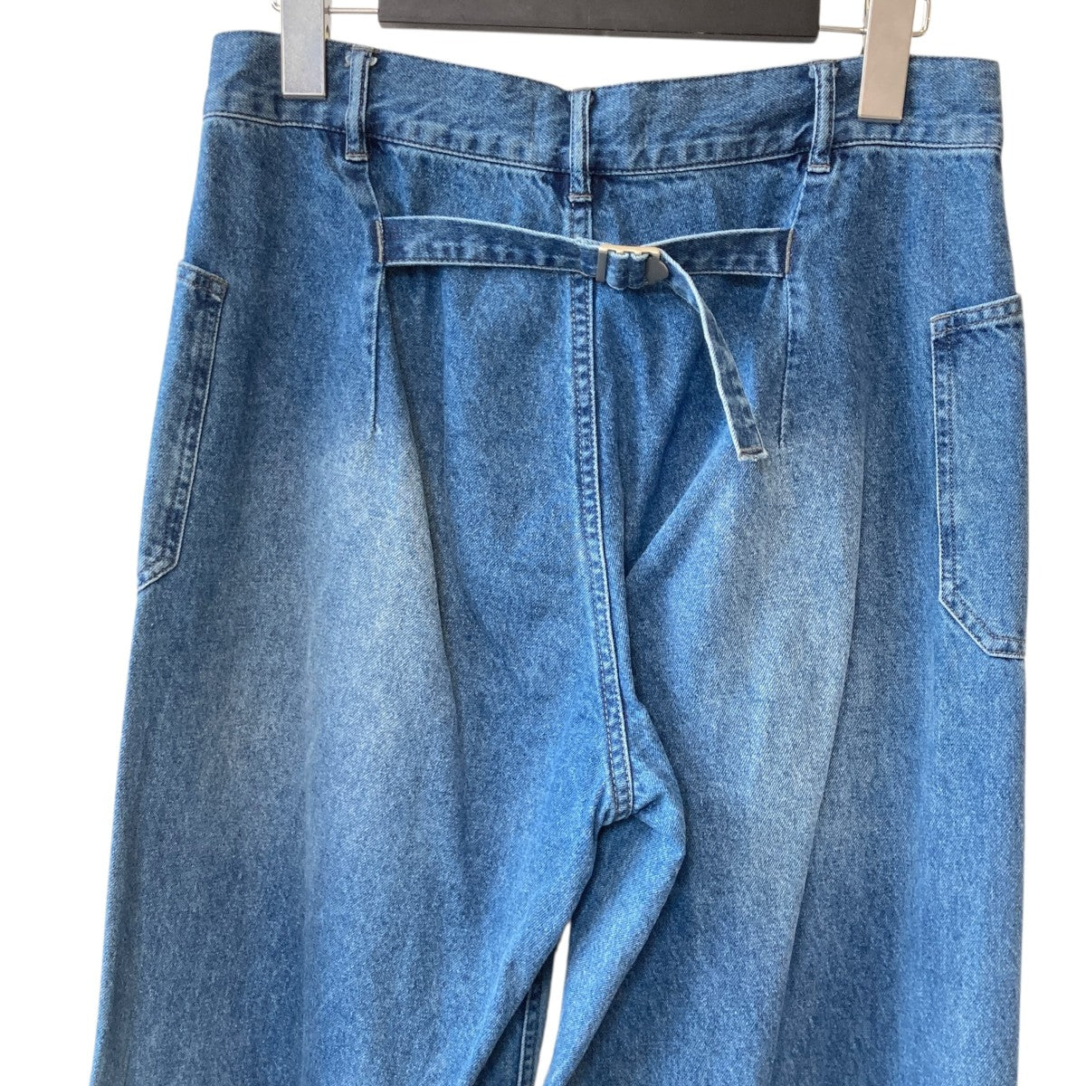 CLOTH ACROSS 別注 BACK BELTデニムパンツ 古着・中古-4枚目のアイテム画像