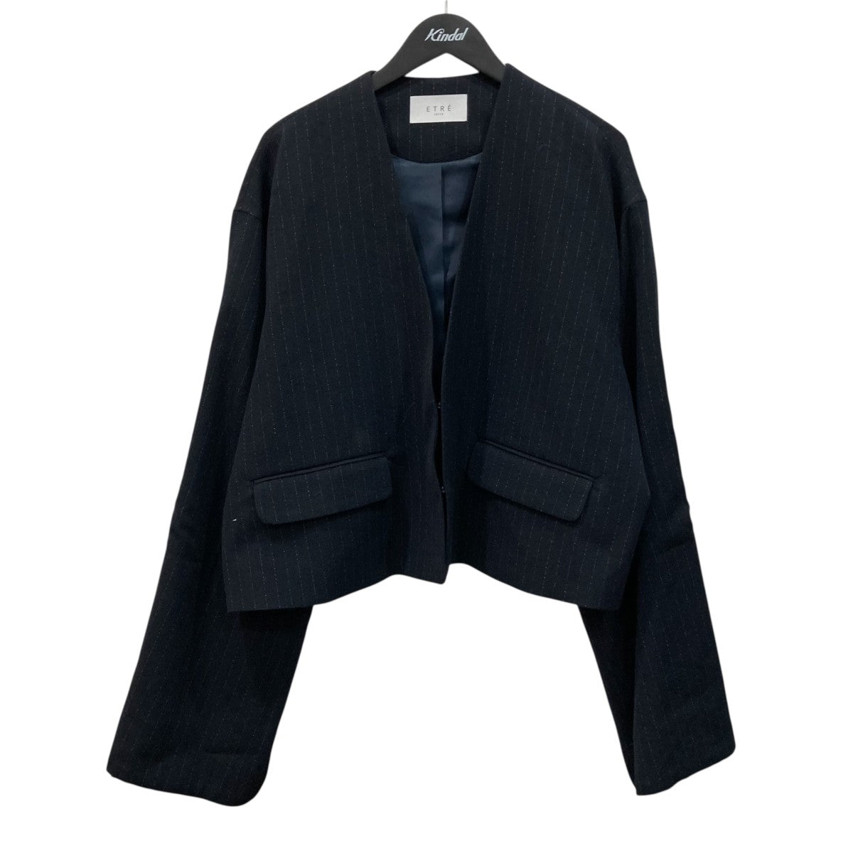 ETRE TOKYO ノーカラージャケット1224601160-0 古着・中古-4枚目のアイテム画像