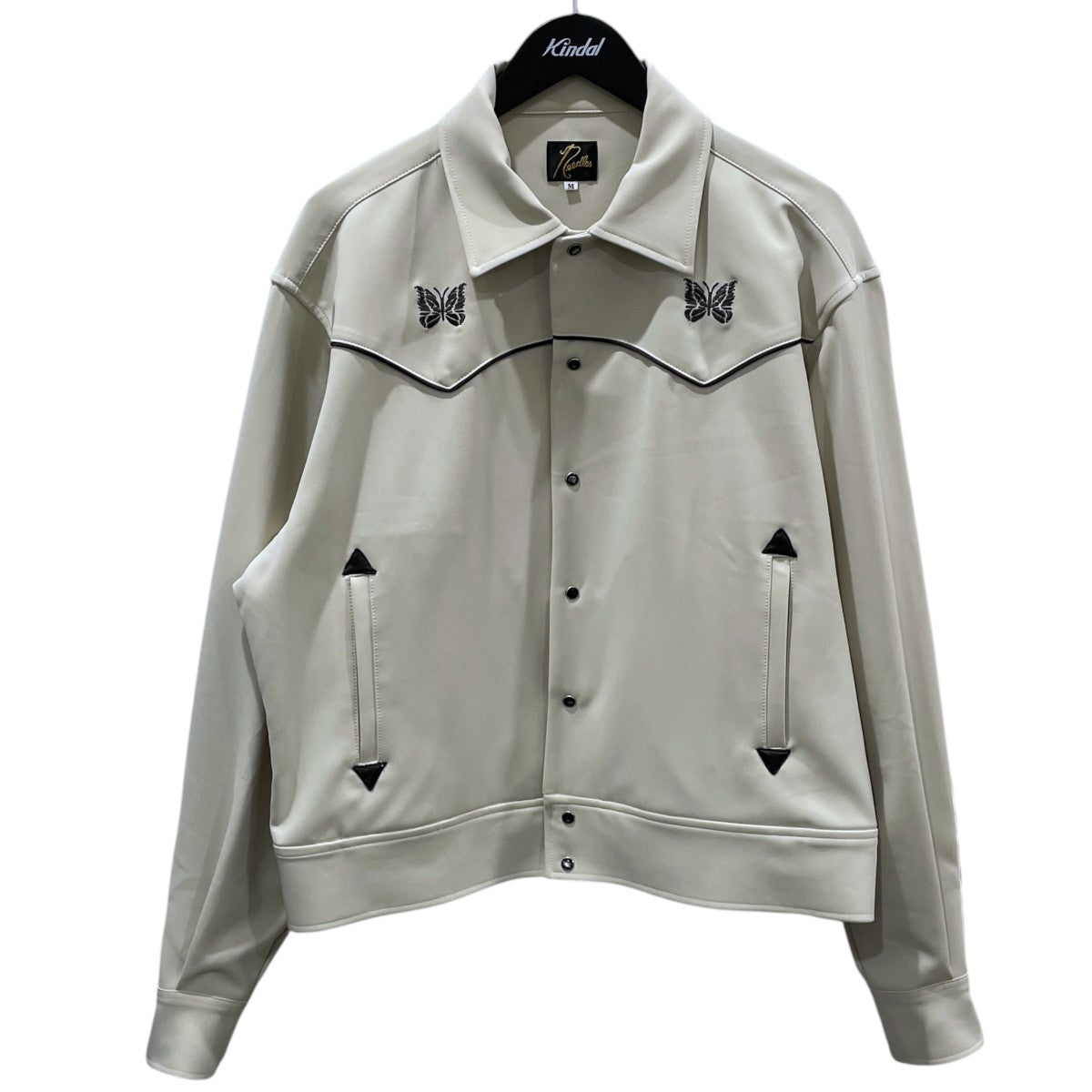 Needles パイピングカウボーイジャケット - ポリエステル ポリウレタン ダブルクロス Piping Cowboy Jac - PE／PU Double Cloth MR201 古着・中古-1枚目のアイテム画像
