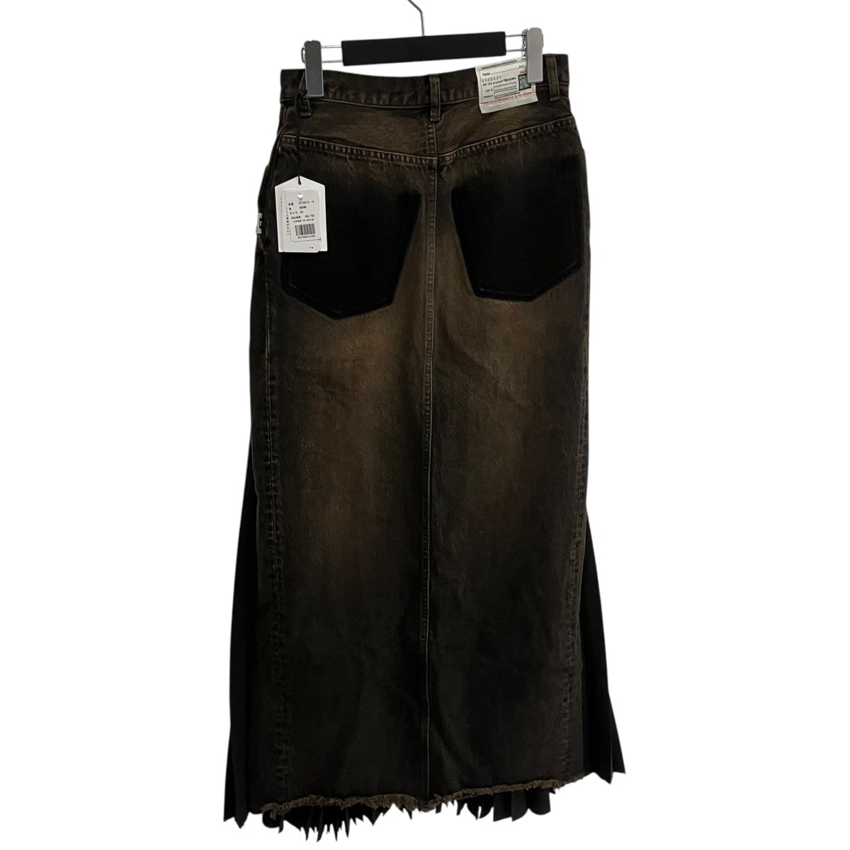 Combined Pleats Denim SkirtスカートB17SK131-0