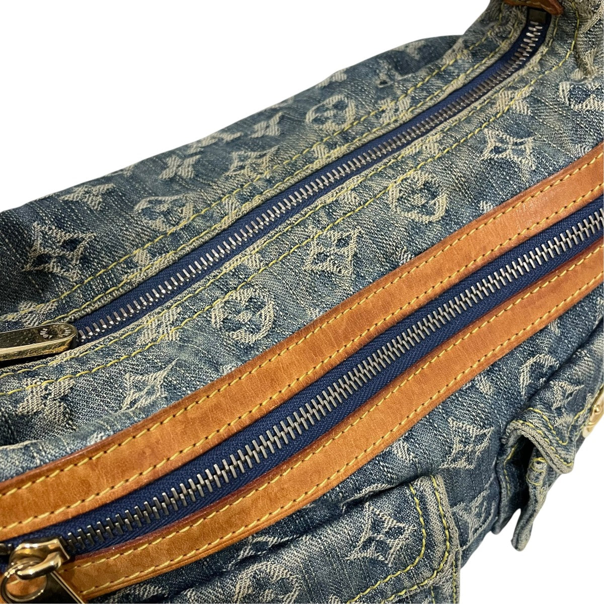 モノグラム デニム バギーPMショルダーバッグM95049