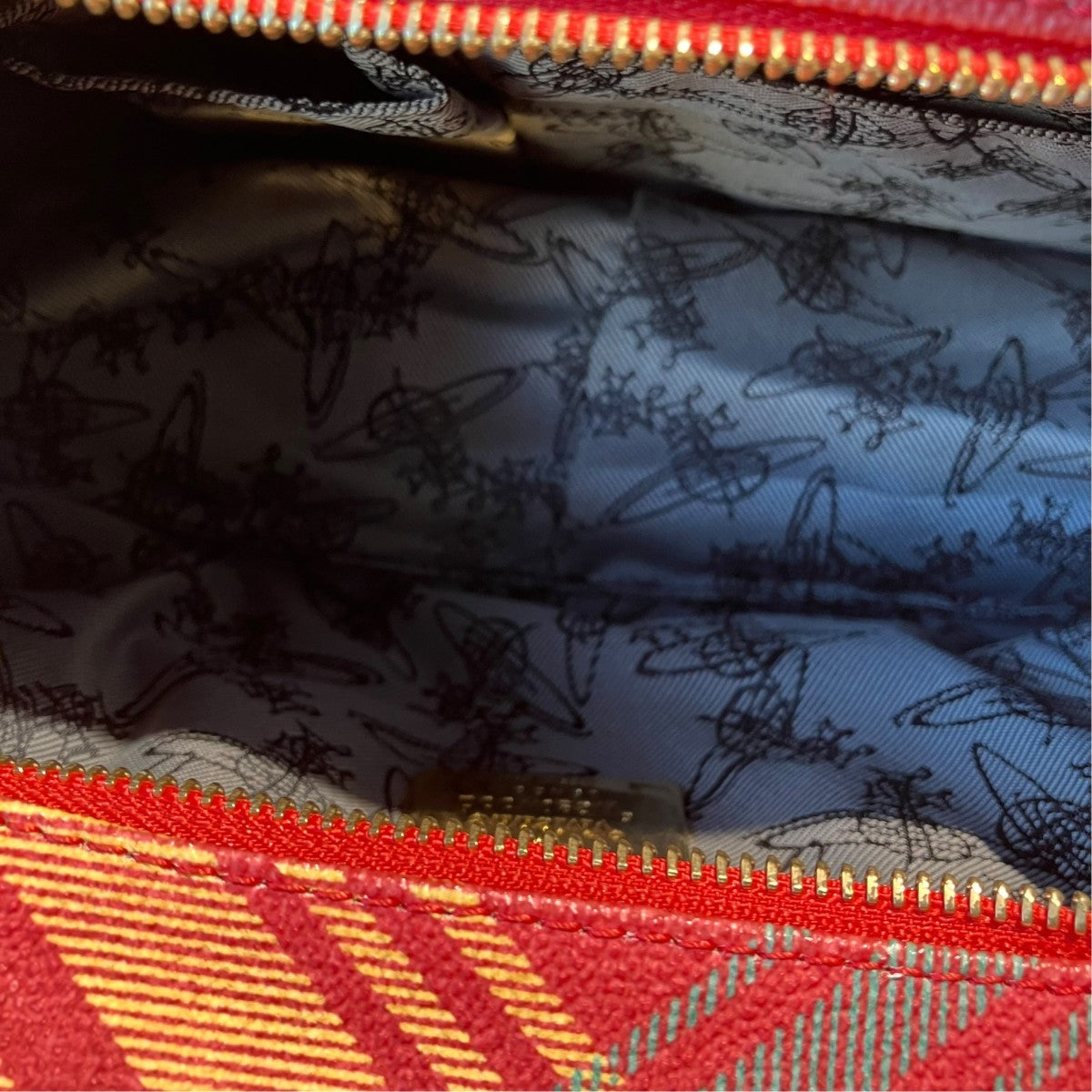 Vivienne Westwood チェックハンドバッグ 古着・中古-5枚目のアイテム画像