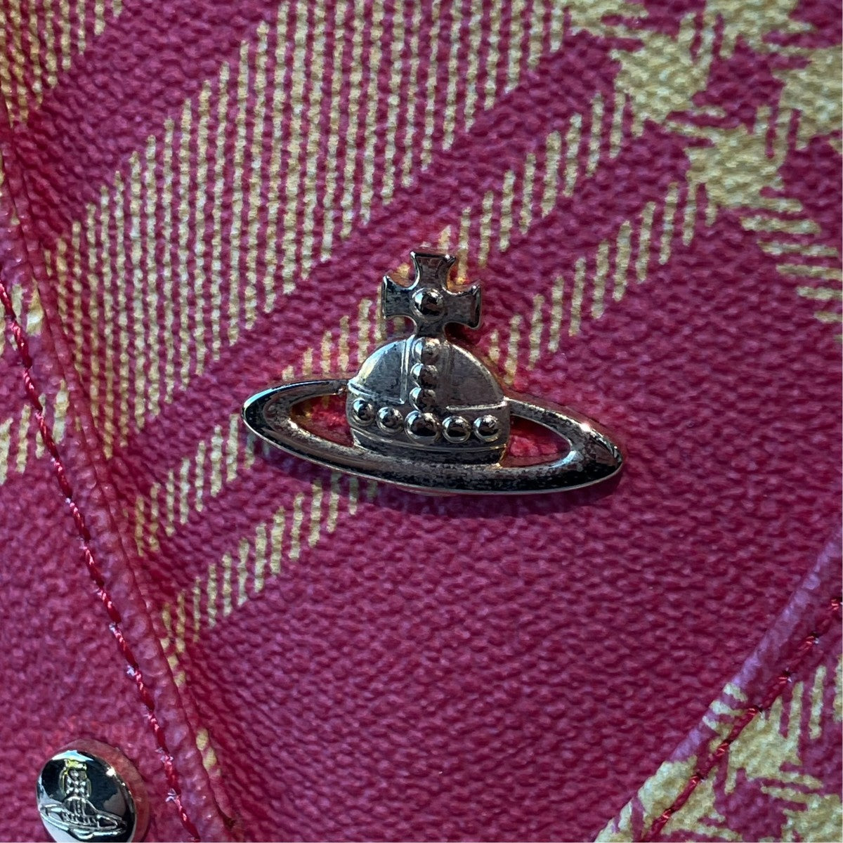 Vivienne Westwood チェックハンドバッグ 古着・中古-6枚目のアイテム画像