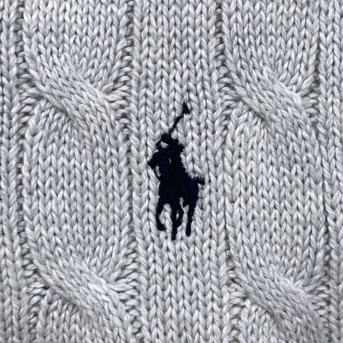 POLO RALPH LAUREN ポニー刺繍ケーブルニットベスト Cable-Knit Cotton Sweater Vest ケーブルニットコットンセーターベスト MNPOSWE1CM20011 古着・中古-4枚目のアイテム画像