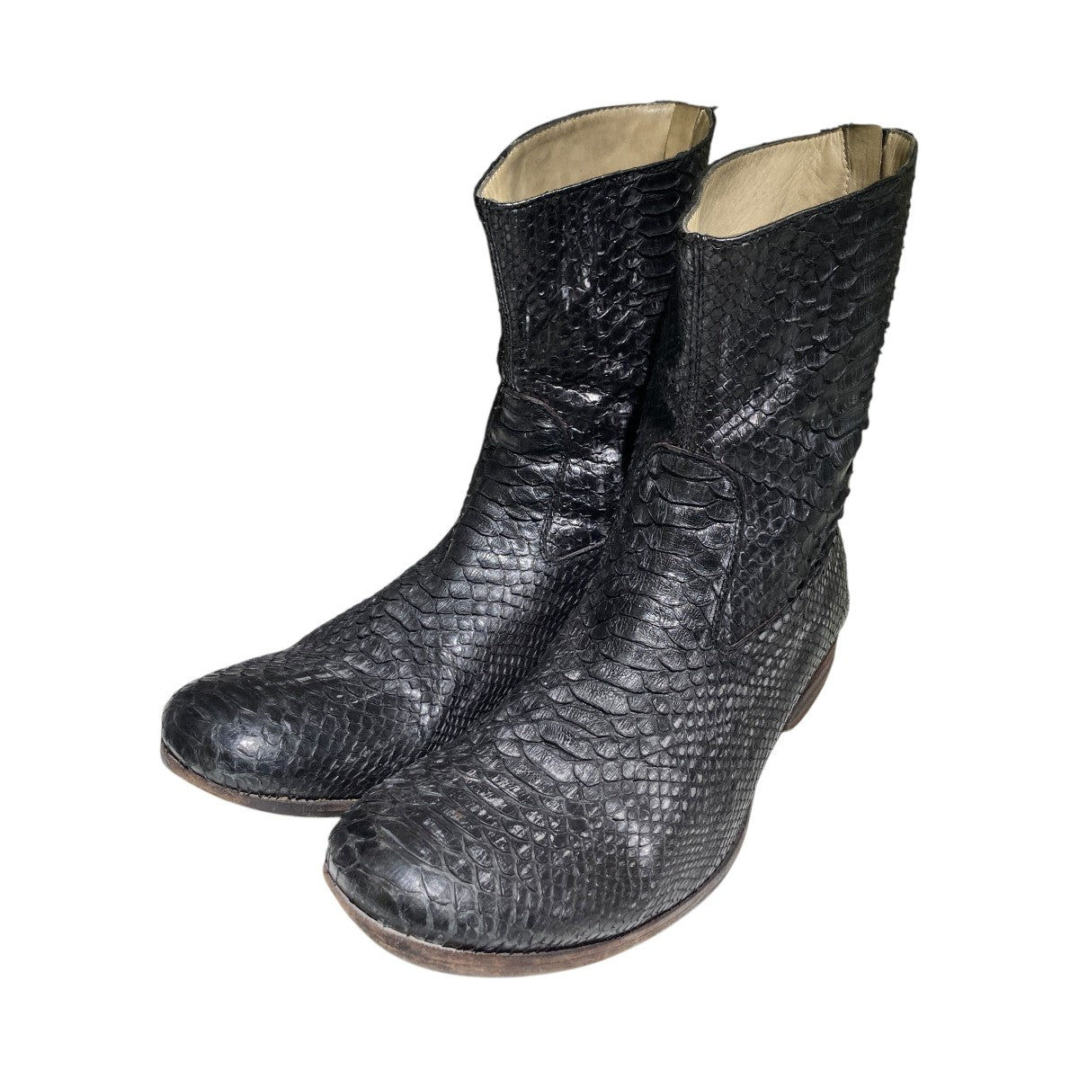 GUIDI パイソン RIRIZIPブーツ 古着・中古-1枚目のアイテム画像