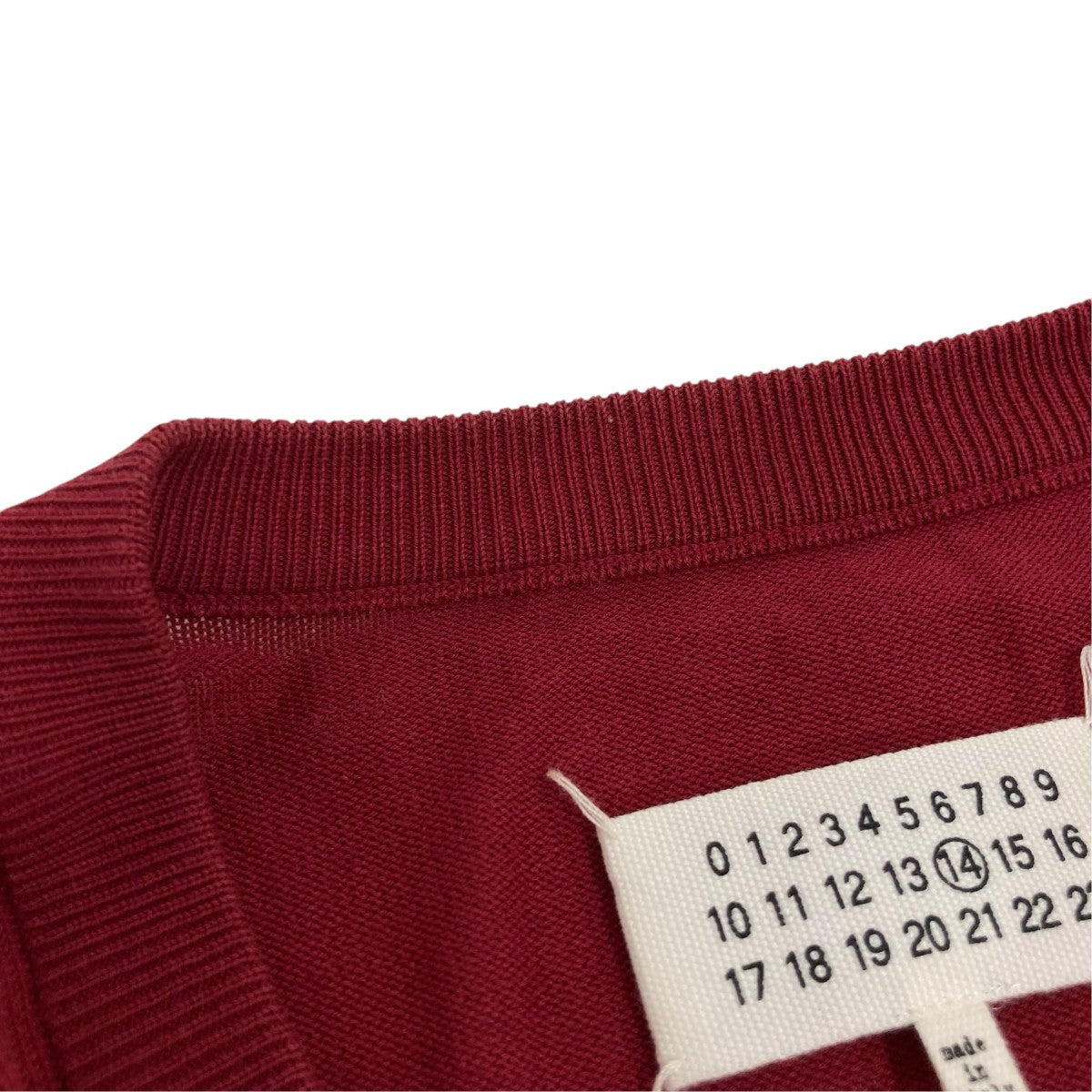 エルボーパッチVネックニットS30HA0800