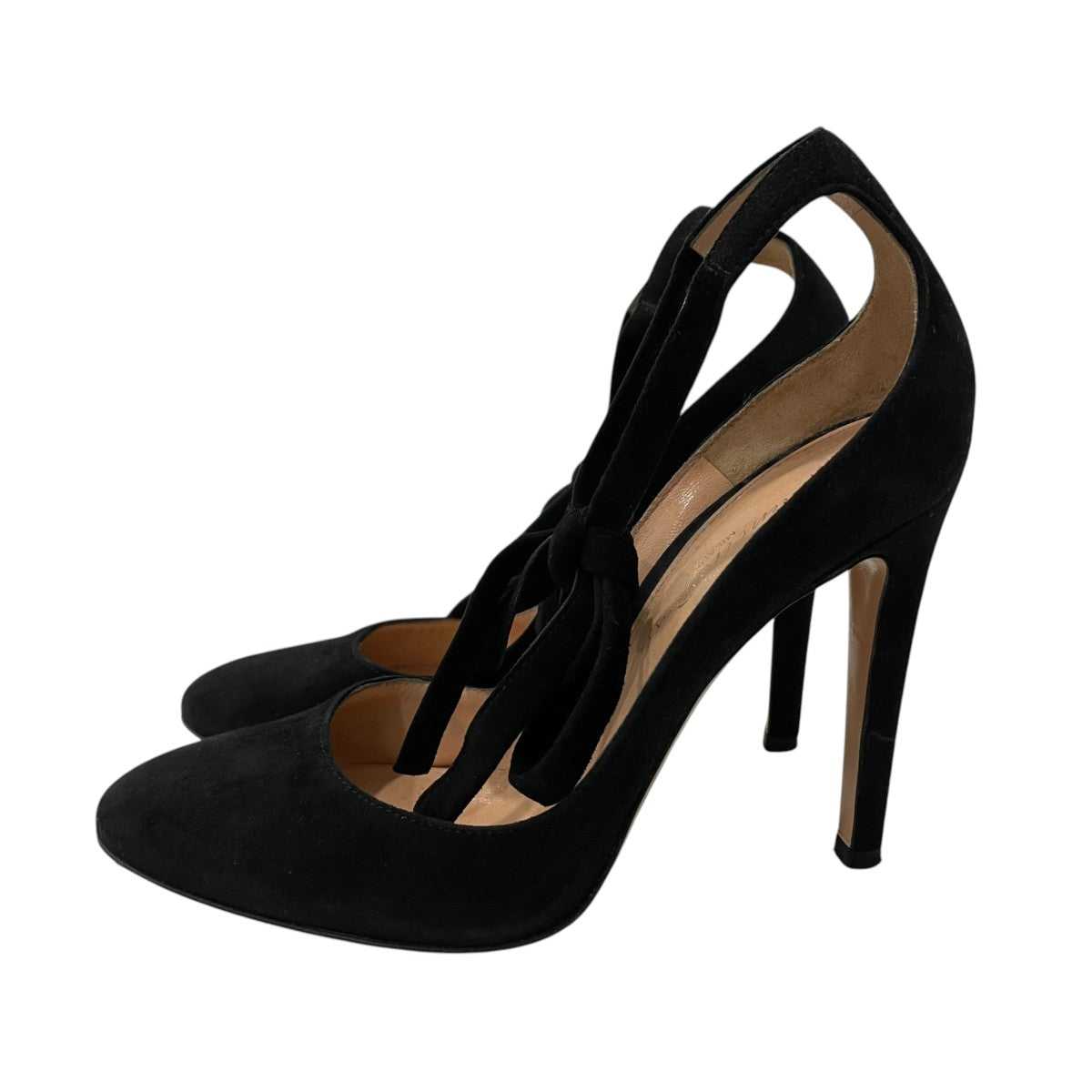 Gianvito Rossi(ジャンヴィトロッシ) スエードパンプス ブラック