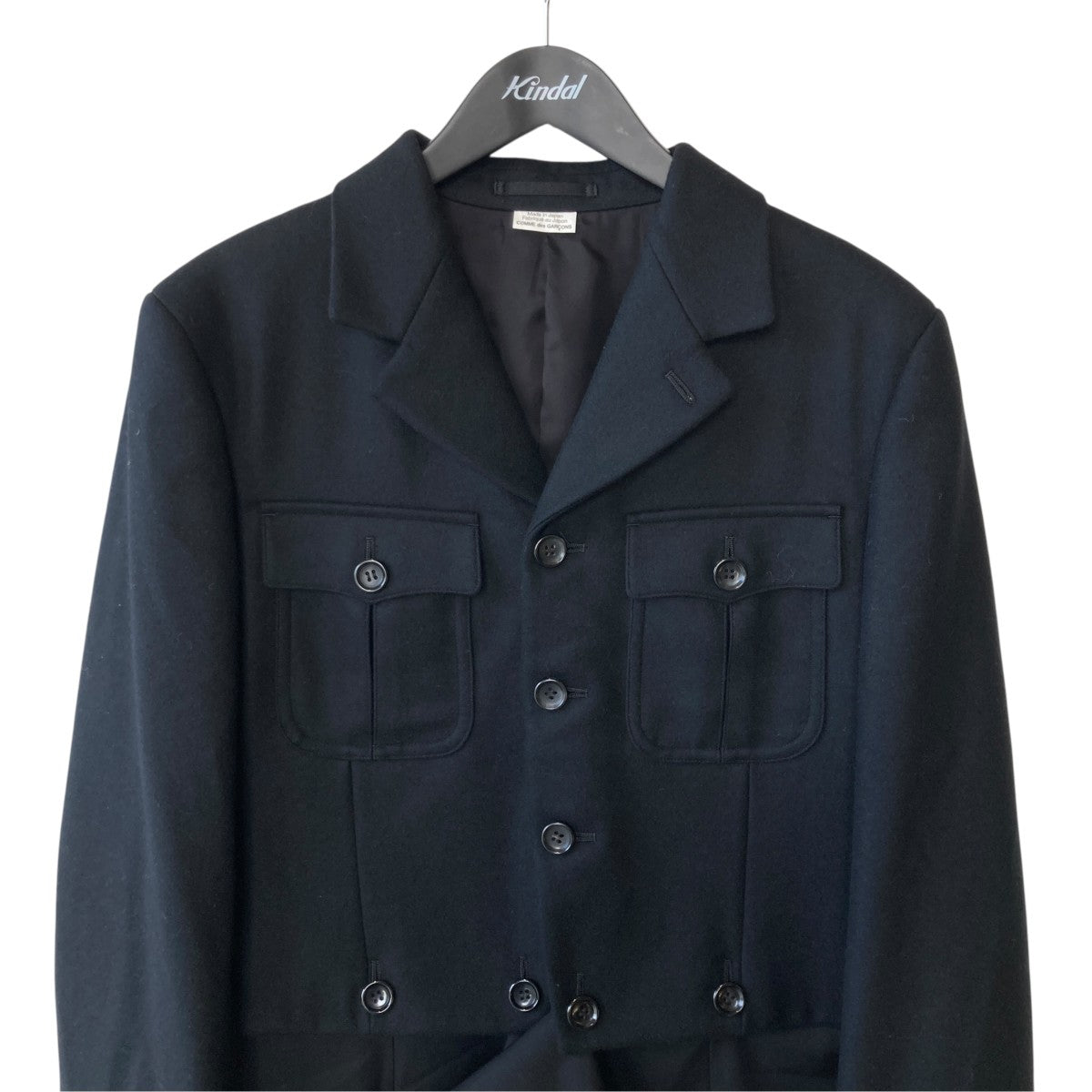 COMME des GARCONS HOMME PLUS ミリタリーコートPP-J043 古着・中古-2枚目のアイテム画像