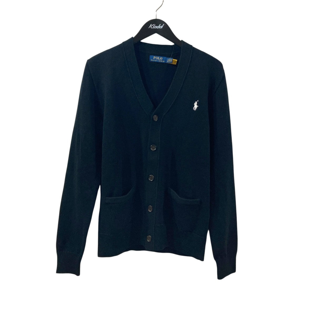 POLO RALPH LAUREN ポニー刺繍ニットカーディガン 古着・中古-1枚目のアイテム画像