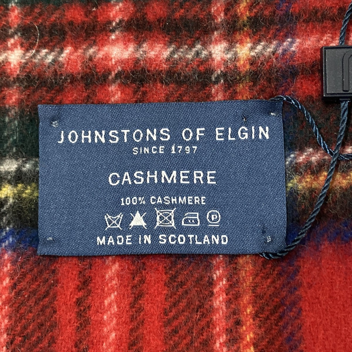JOHNSTONS OF ELGIN チェックマフラーWA000052KU030300 古着・中古-6枚目のアイテム画像
