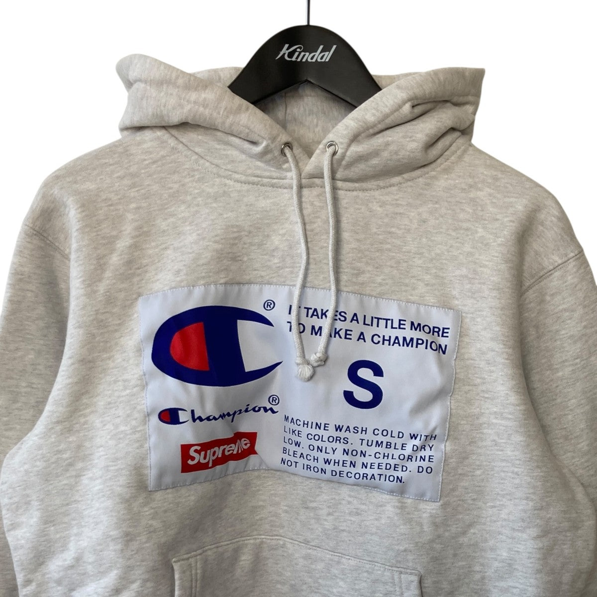 Supreme×Champion フーディー 古着・中古-2枚目のアイテム画像