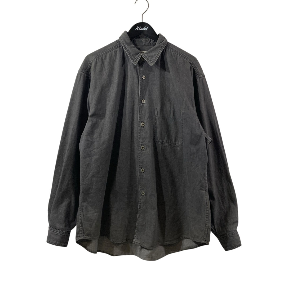 YOKE 26SSVintage Washed Denim Shirt長袖シャツYK26SS01191SH 古着・中古-1枚目のアイテム画像