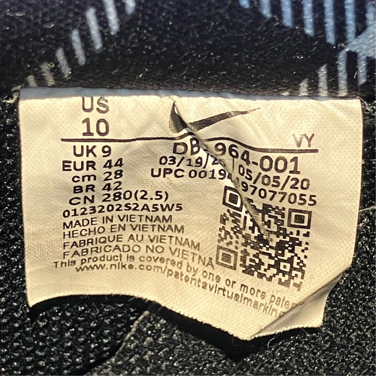 NIKE Air Force 1 LowローカットスニーカーDB1964-001 古着・中古-6枚目のアイテム画像
