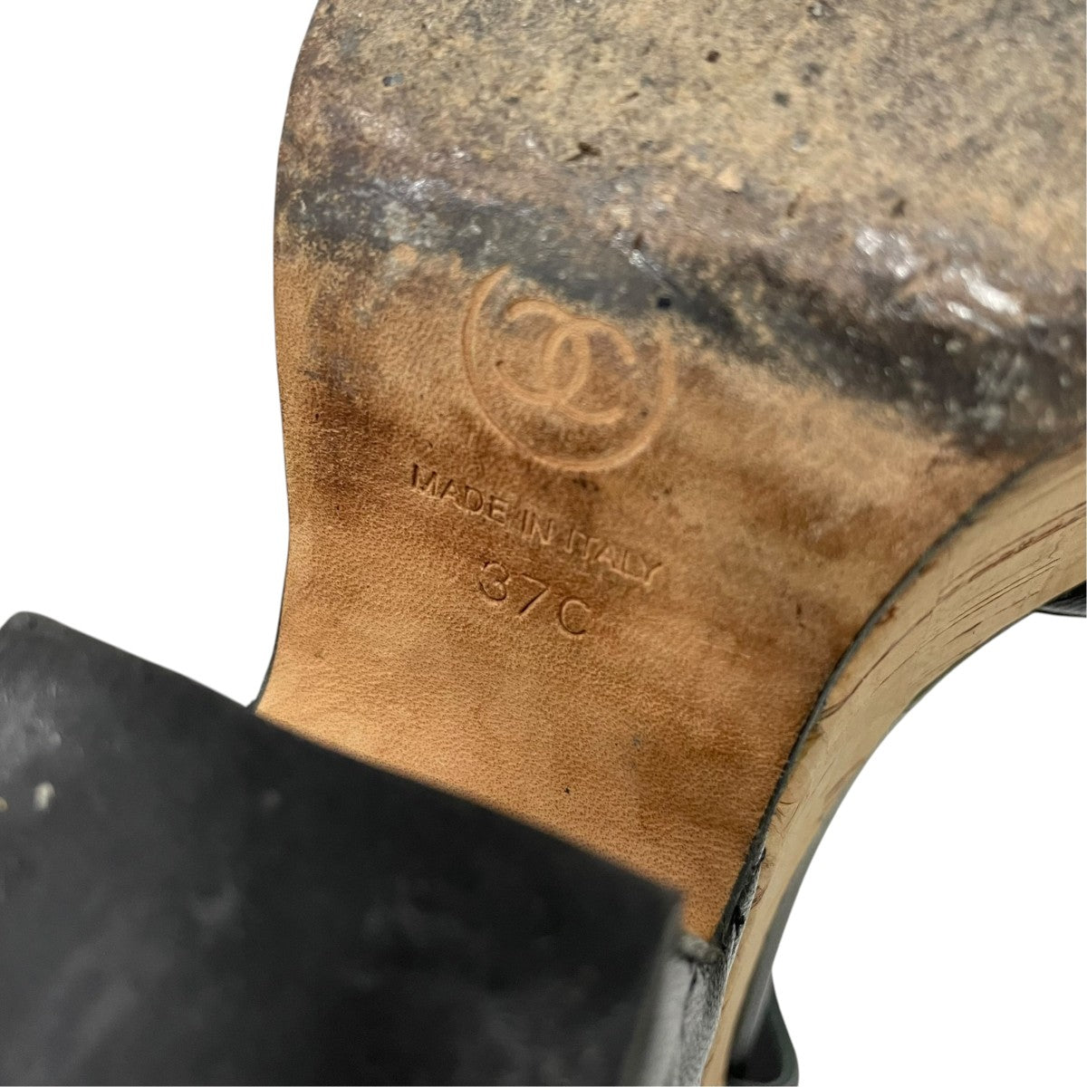 CHANEL ココマーク チェーンウェッジソールサンダル 古着・中古-9枚目のアイテム画像