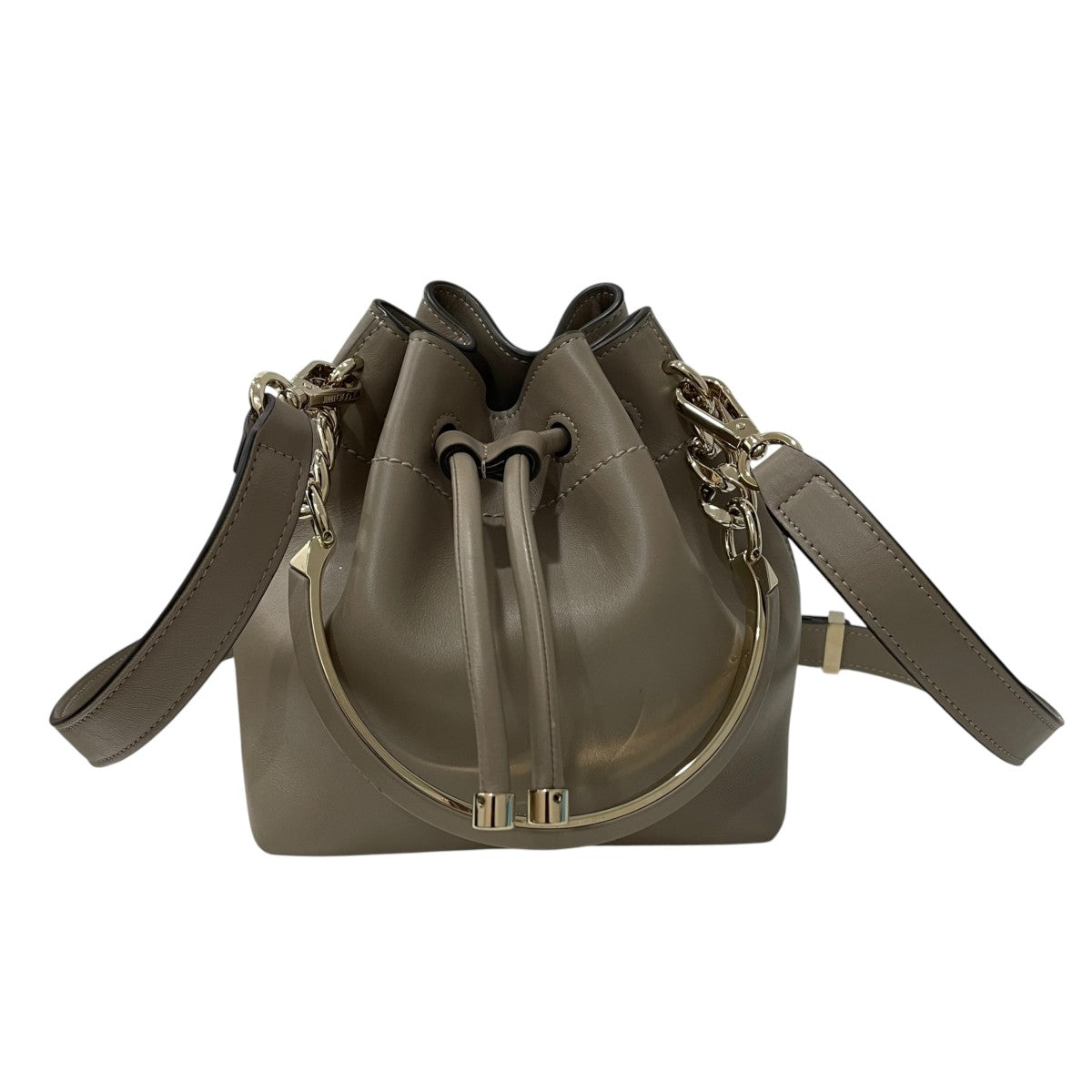 JIMMY CHOO BON BON BUCKET S2WAYバッグ 古着・中古-1枚目のアイテム画像